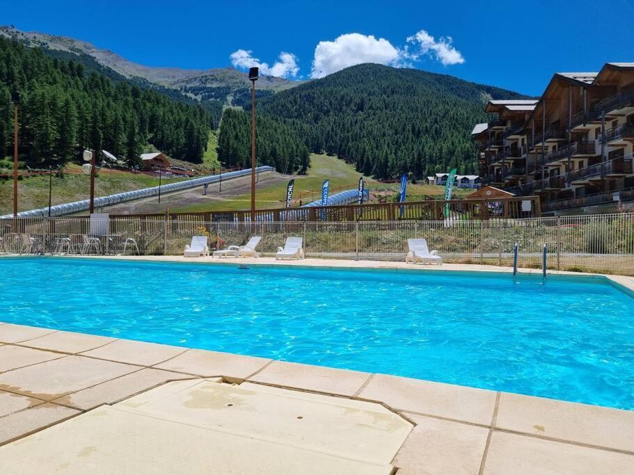 T2 + Coin Montagne - Wifi/Piscine - Les Orres 1800 Διαμέρισμα Εξωτερικό φωτογραφία